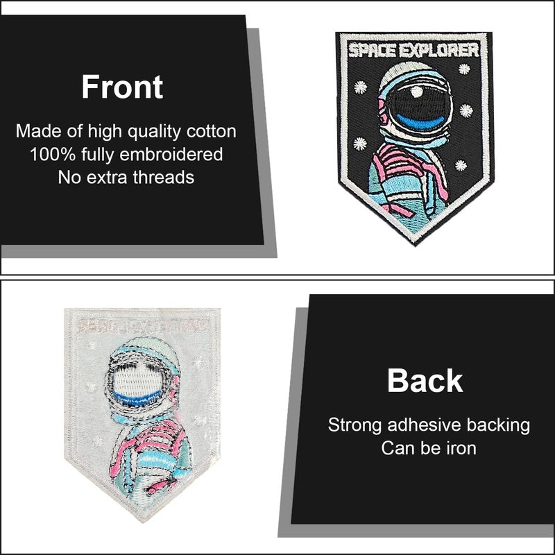 RF-patch 40Pcs Iron on Patches Variety Pack, Large Embroidered Applique Iron on Patch for Clothes, Hats, Jeans, Backpacks, Etc - Image 5